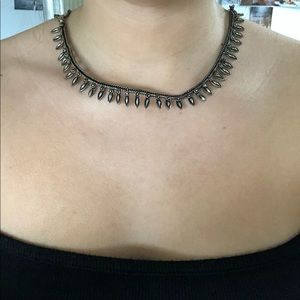 Silver Leaf Design Necklace
